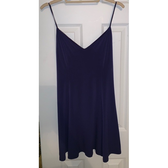 UO Silence + Noise Purple Dress with Cut-Out Back - Picture 6 of 8